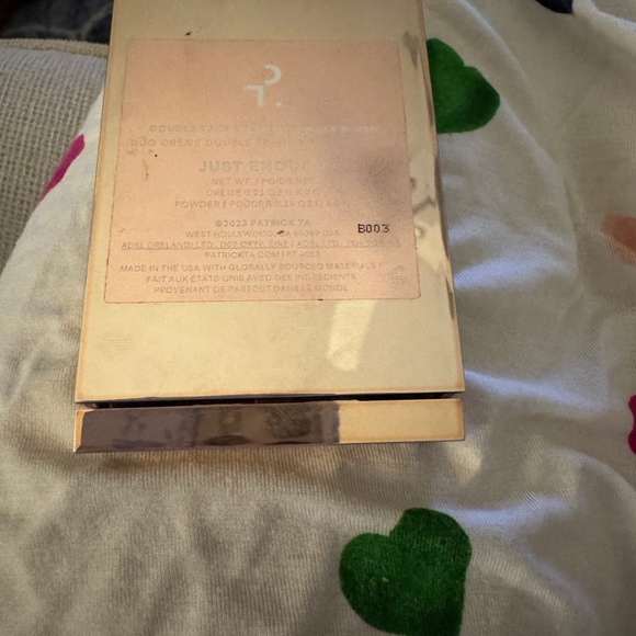 PATRICK TA FOR FACE/ DOUBLE TAKE CREME & POWDER BLUSH - Picture 2 of 3